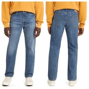 NEW Levi's 541 Athletic Fit Taper Stretch Jeans Blue Denim Mens 36x34